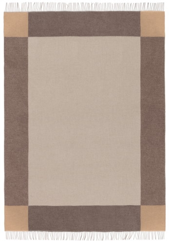 Eagle Products Verbier Plaid 135 x 195 cm Braun/Kamel/Natur