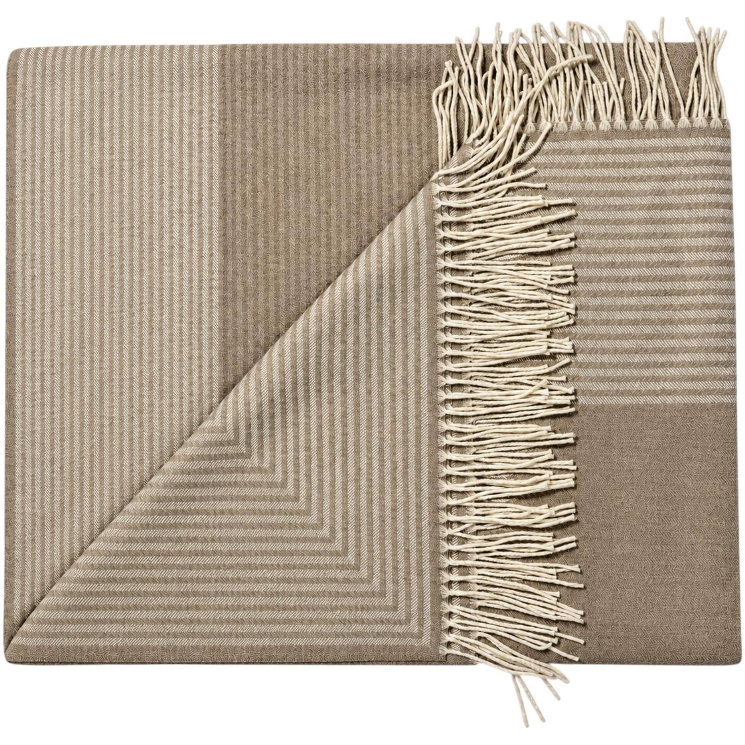 Annett Moschner Plaid Frame One Natur 130 x 195 cm