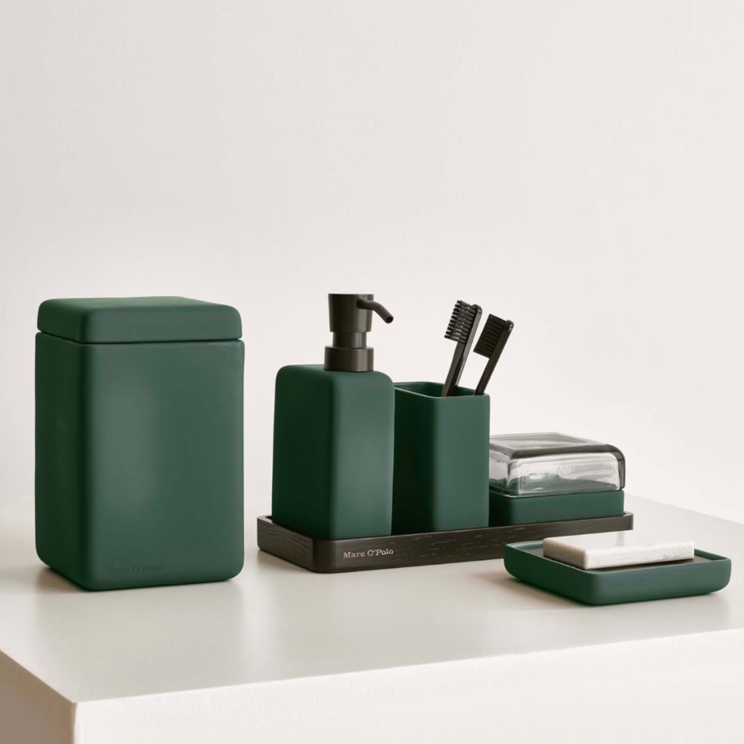 Marc O'Polo The Edge Storage Container S Dark Green