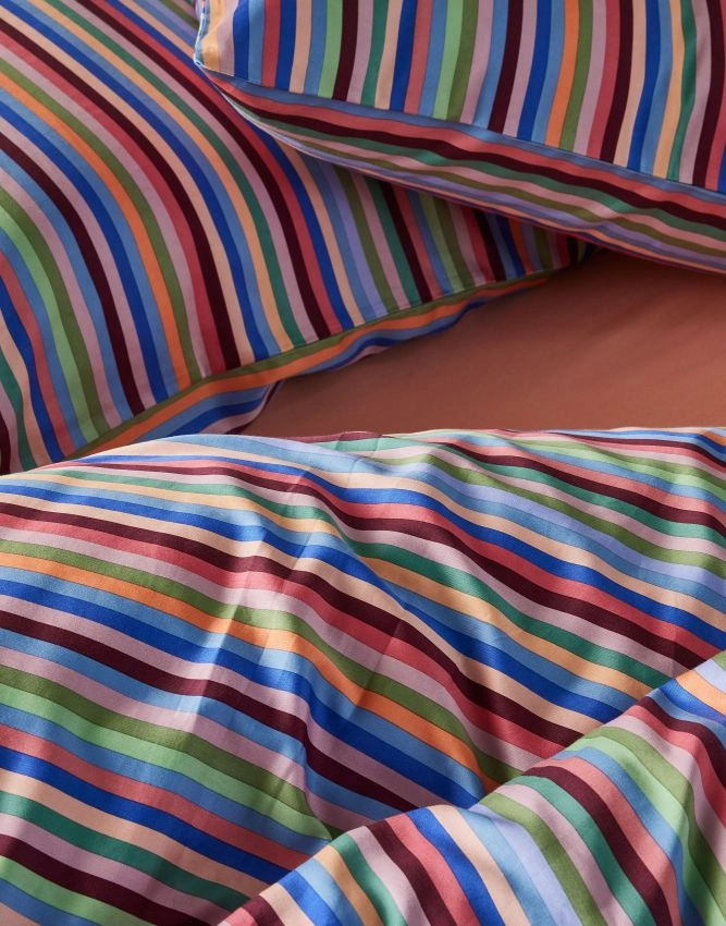 ESSENZA Bio-Baumwollsatin Bettwäsche Donna Multi 135 x 200 cm + 80 x 80 cm