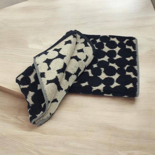Cawö Frottiertuchserie Loft Pebbles 6224 Black Duschtuch 70 x 140 cm