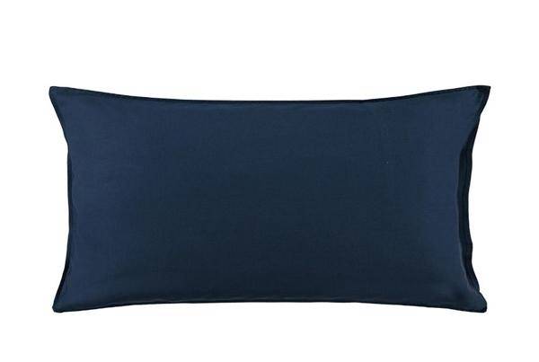 ESSENZA Kissenhülle zur Baumwollsatin Bettwäsche Minte Nightblue 40 x 80 cm