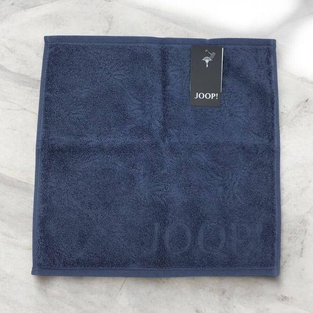 JOOP! Frottiertuchserie Uni Cornflower 1670 Seiftuch Marine