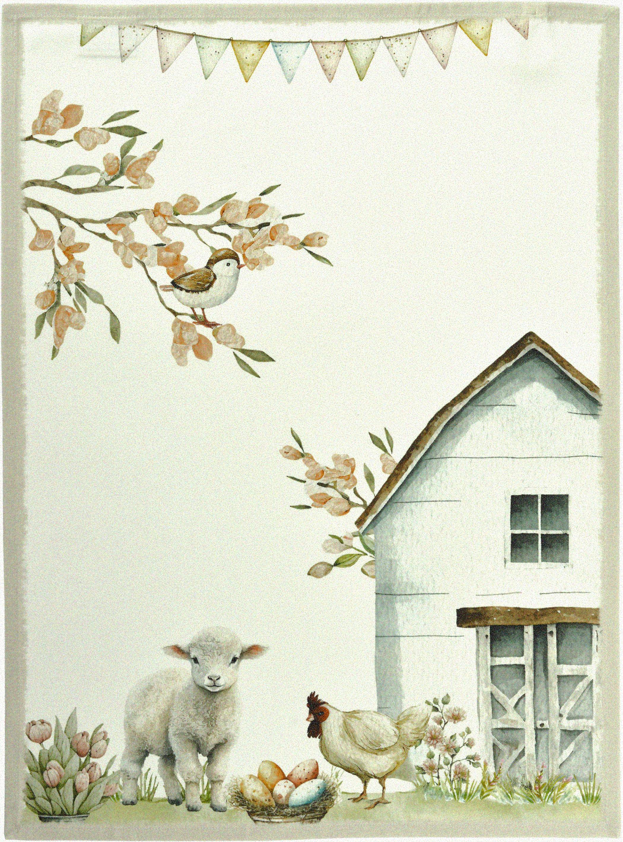 Sander Geschirrtuch Farmhouse 50 x 70 cm