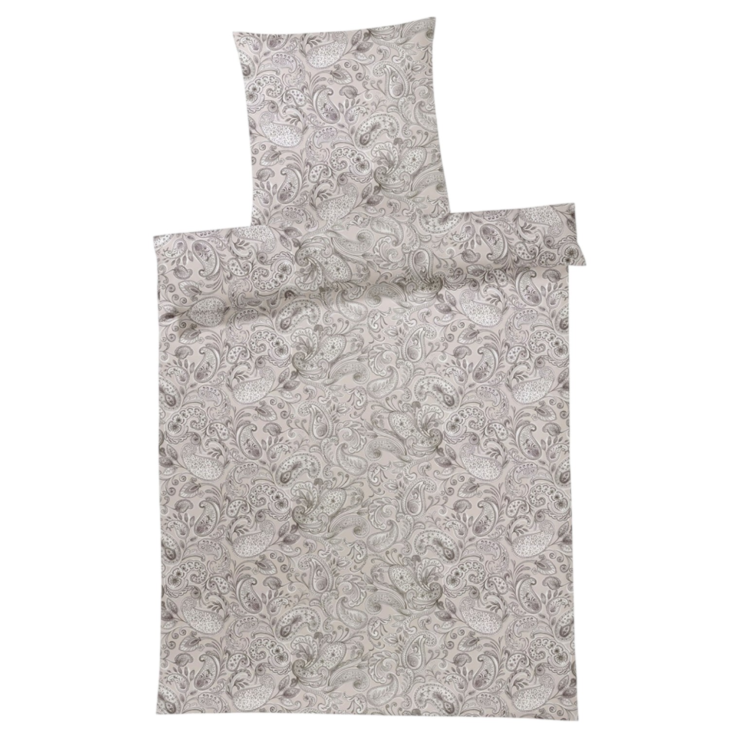 Elegante Comfort Satin Bettwäsche Opus Natur 155 x 220 cm