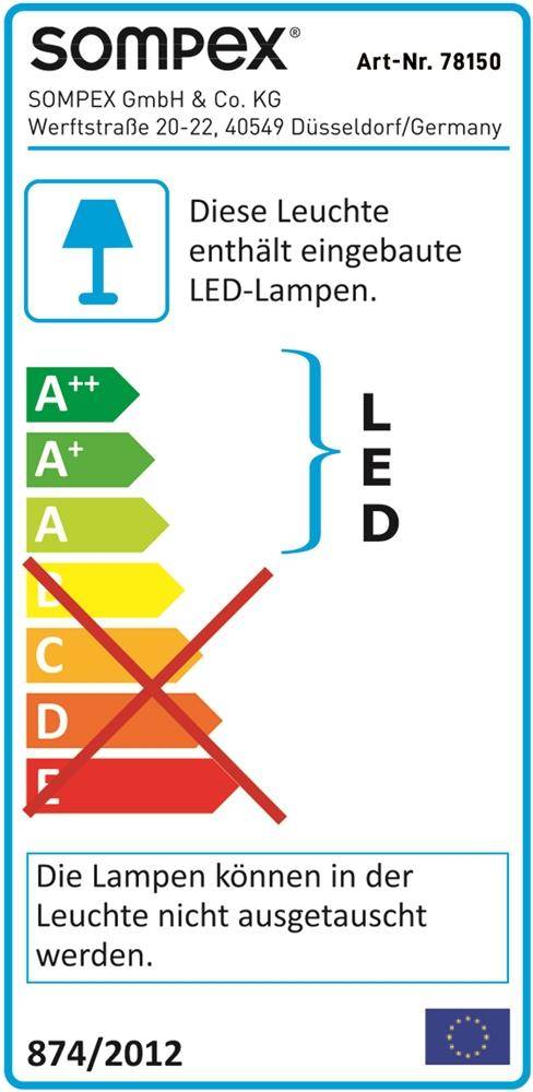 Sompex Troll LED 2.0 Outdoortischleuchte Weiß