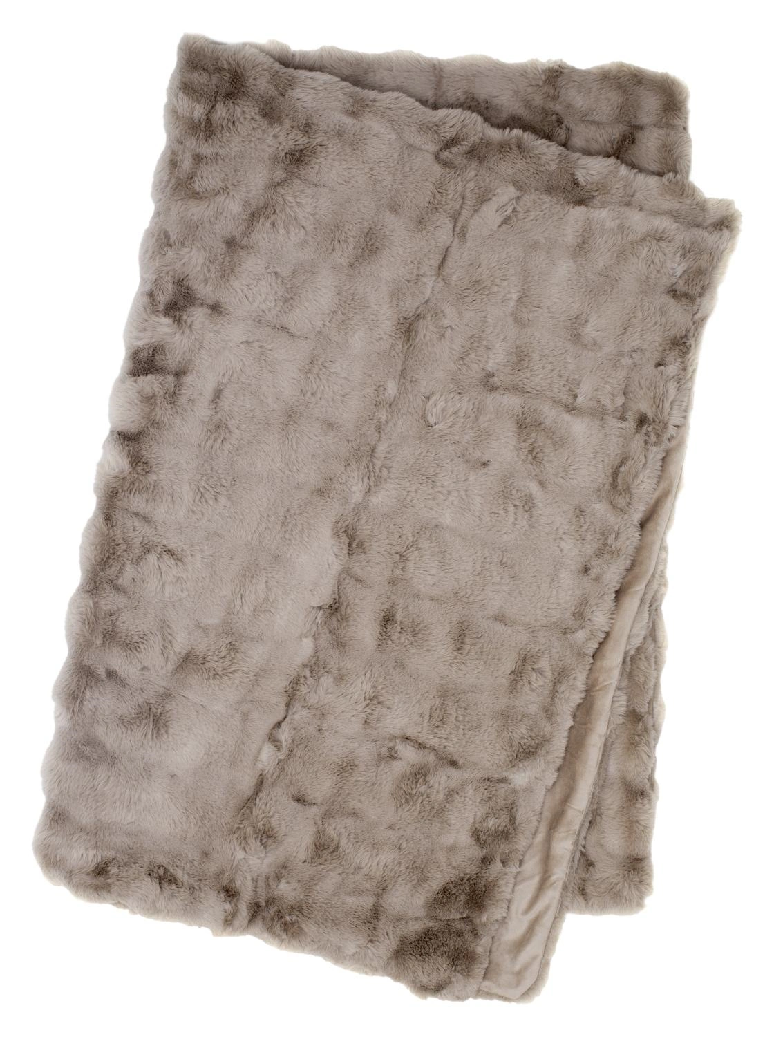 Skinnwille Plaid Misty Taupe 140 x 220 cm