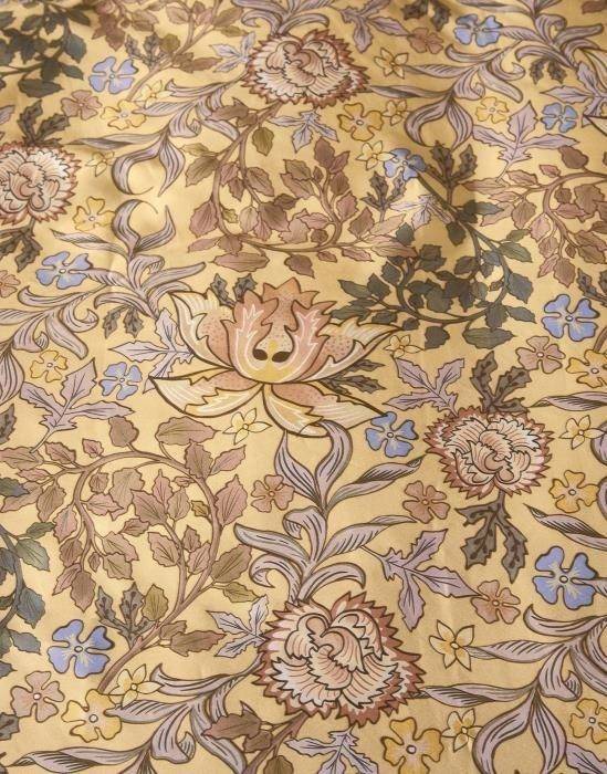 ESSENZA Baumwollsatin Bettwäsche Ophelia Sahara Sun 155 x 220 cm + 80 x 80 cm