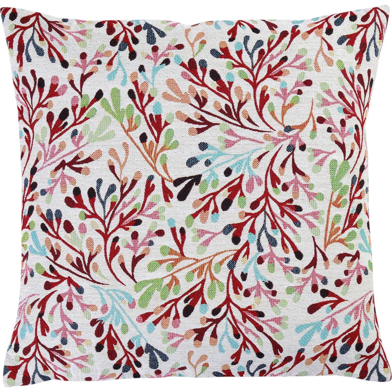 Detailansicht - bunte Sander Kissenhülle Coral