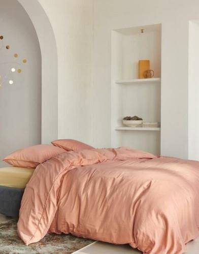 ESSENZA Baumwollsatin Bettwäsche Minte Bright Terra 135 x 200 cm + 80 x 80 cm