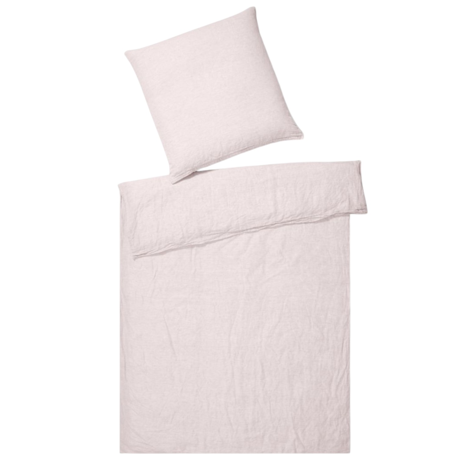 Elegante Halbleinen Bettwäsche Breezee Rosé 135 x 200 cm