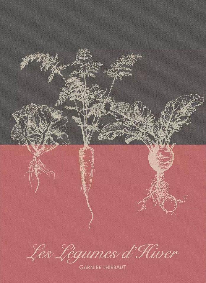 Garnier Thiebaut Geschirrtuch - Legumes d'hiver tomette