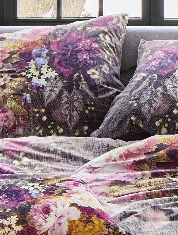 Irisette Flausch-Cotton Bettwäsche Blütenpracht Multi 155 x 220 cm 