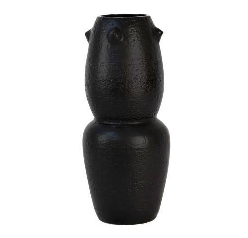 Jars Keramik Vase Horace Noir 33 cm hoch
