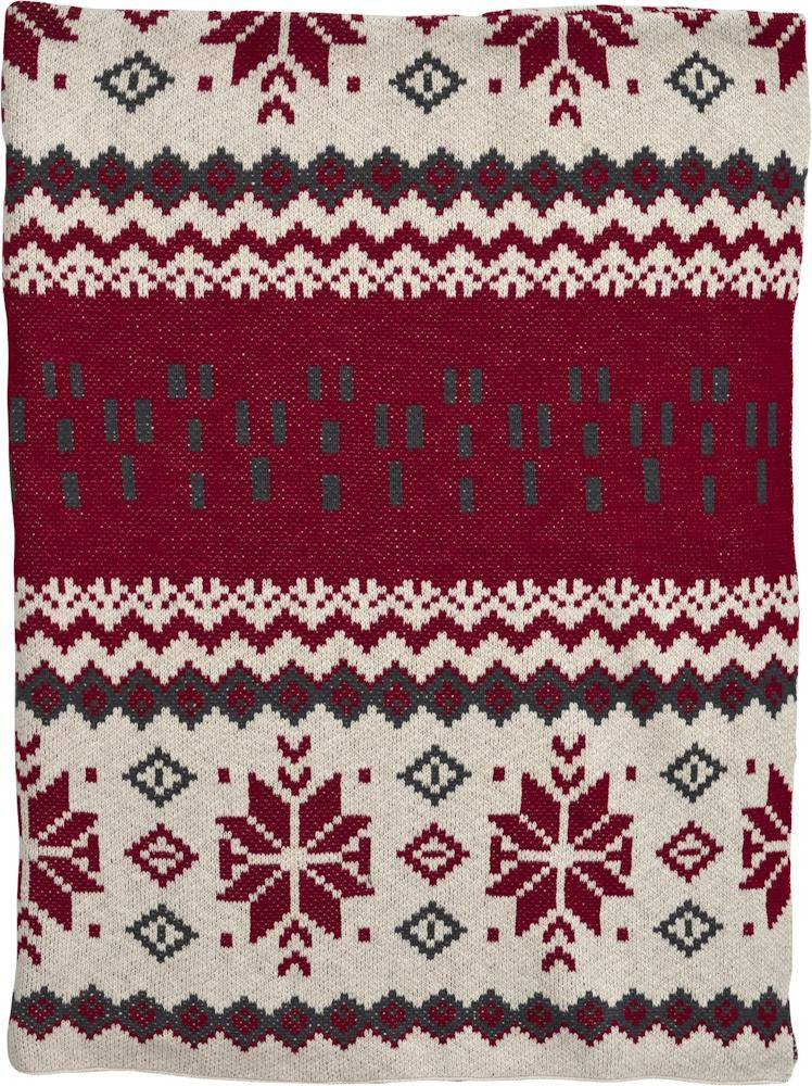 Sander Baumwollplaid Cozy Flakes 130 x 170 cm