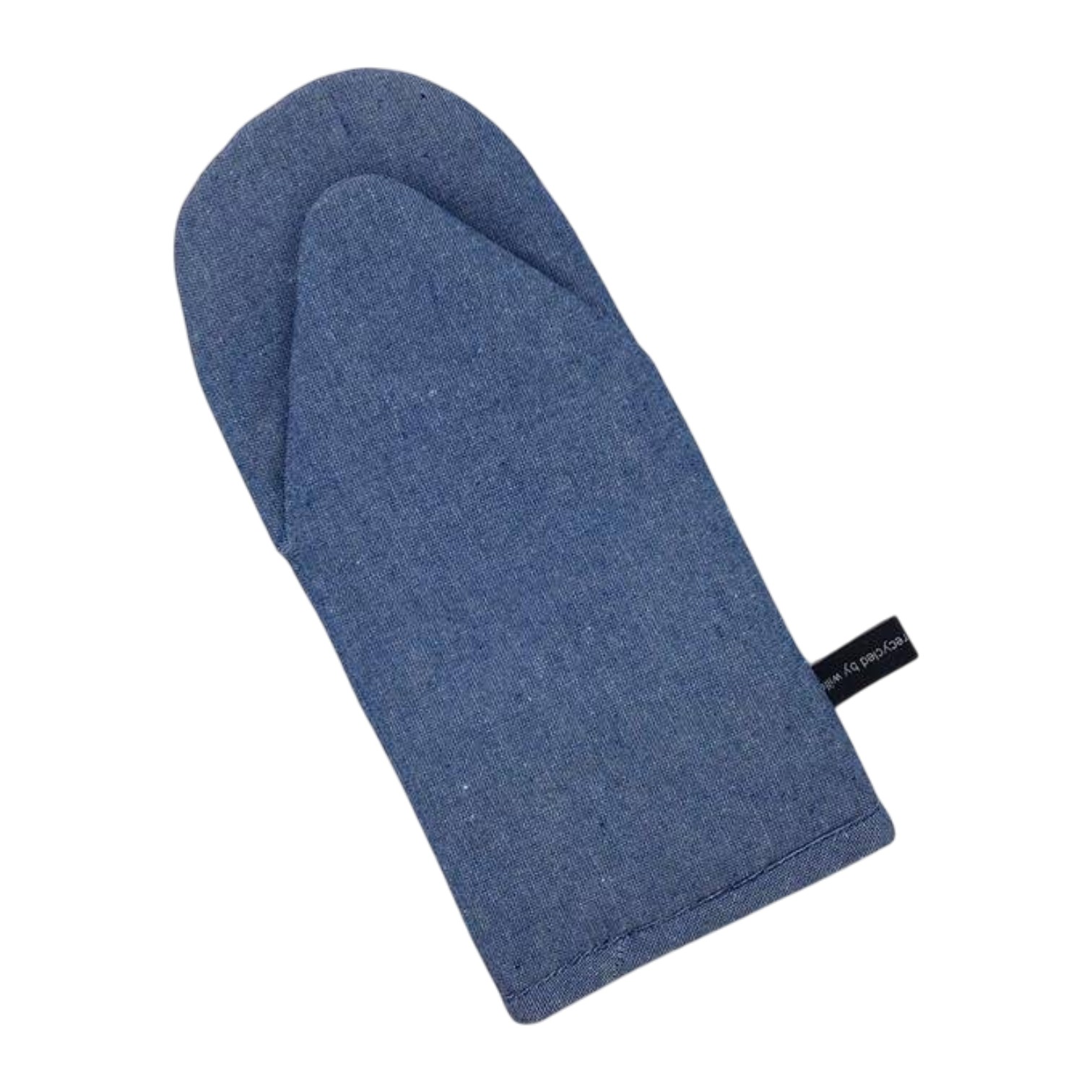 Recycled by wille - Recycelter Ofenhandschuh Gösta in Blue/White Melange