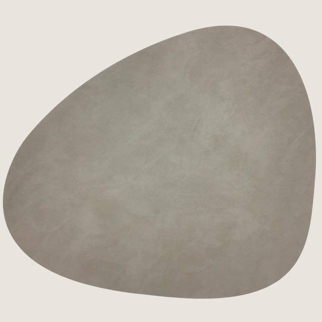 Lind DNA Tischset Curve L Light Grey Nupo in 37 x 44 cm