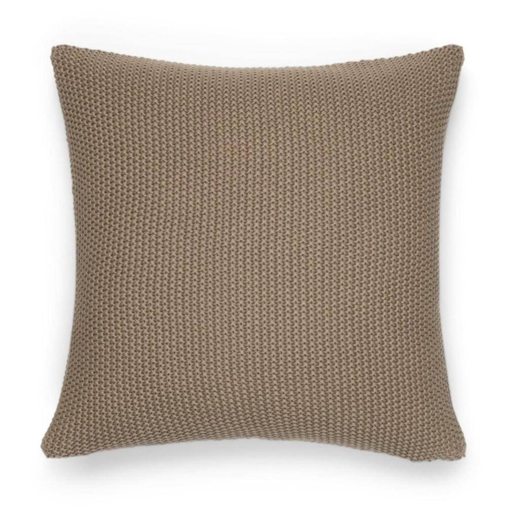 Marc O'Polo Dekokissen Nordic Knit Oakwood 50x50 cm aus Bio-Baumwolle im Strickdesign