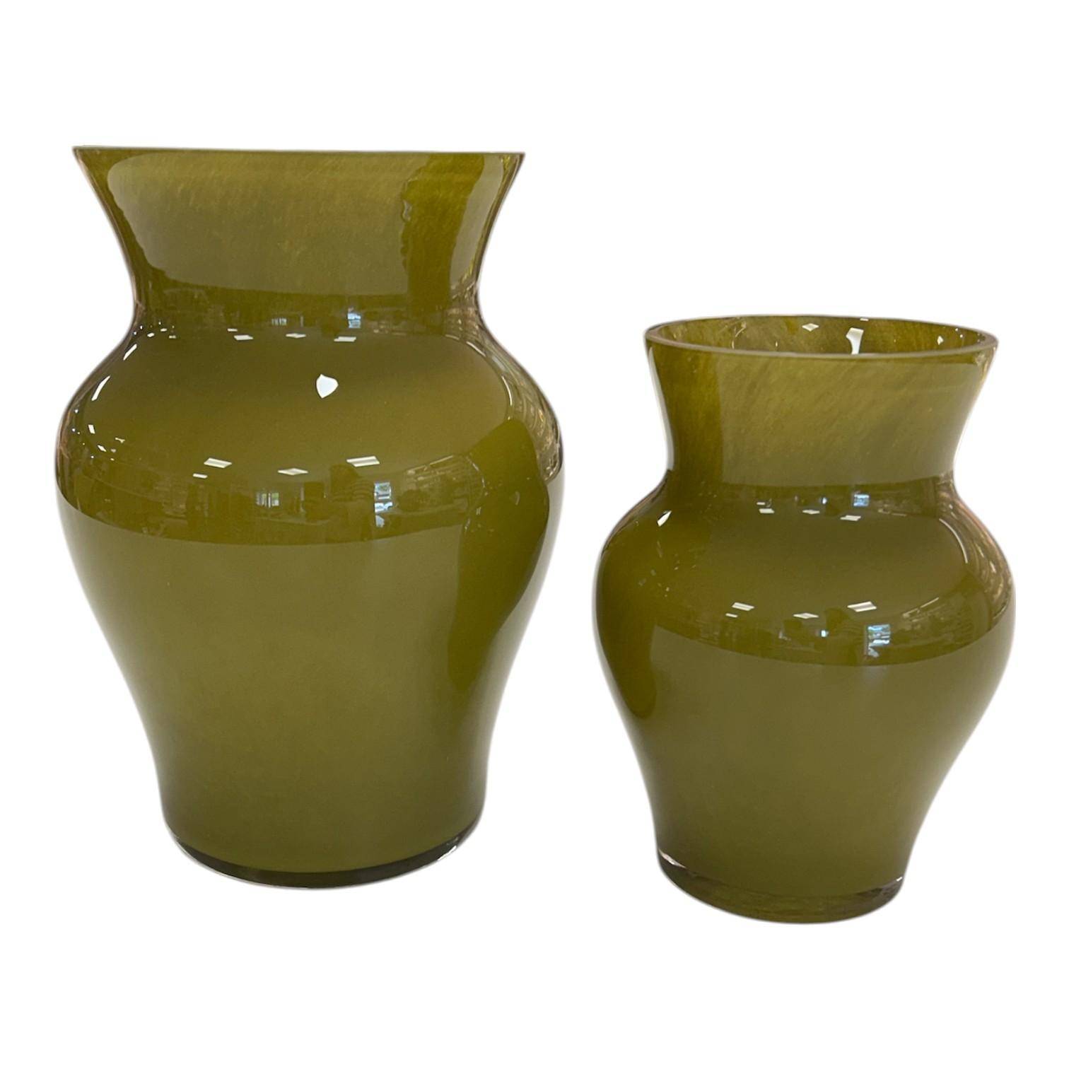 Paul Nagel FLOWERS Vase Viola klein, moosgrün