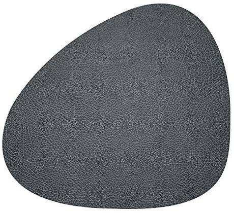 Lind DNA Tischset Curve L Hippo Black-Anthracite in 37 x 44 cm