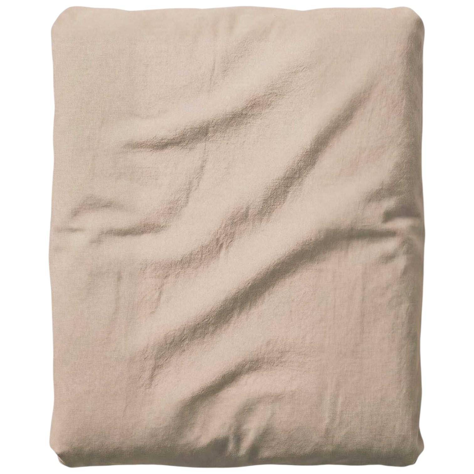 ESSENZA Fine Organic Jersey Spannbetttuch Taupe 90-100 x 200-220 cm