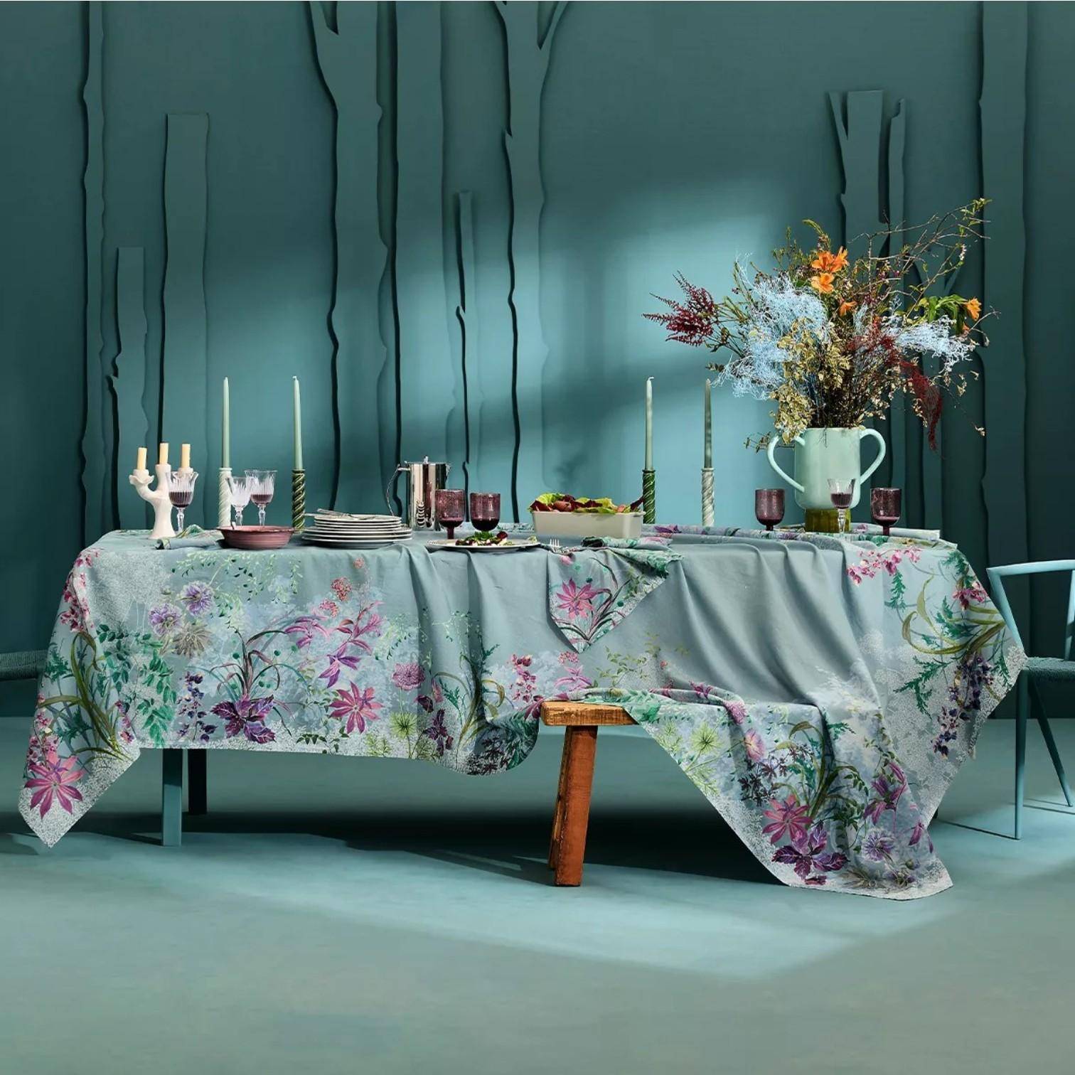 Garnier Thiebaut Mitteldecke Ombres boisees givre 155 x 155 cm