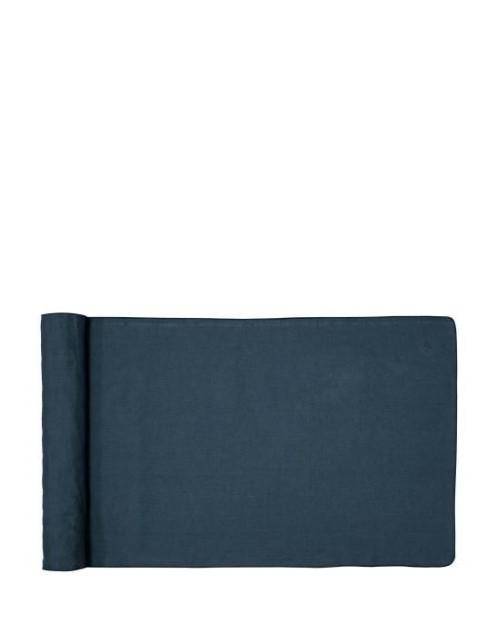 Marc O'Polo Tischläufer Valka 50 x 350 cm Indigo Blue