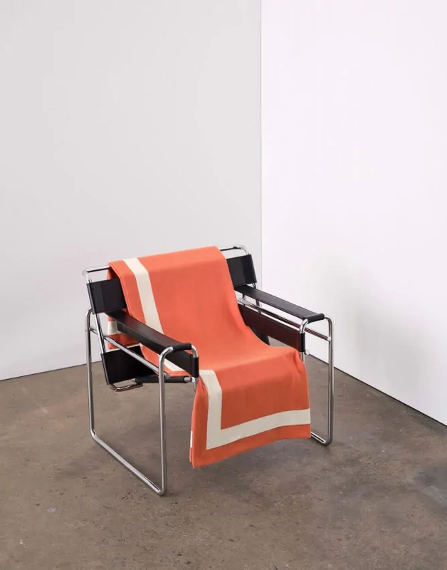 Marc O'Polo Plaid Statement in Dark Coral 150 x 200 cm