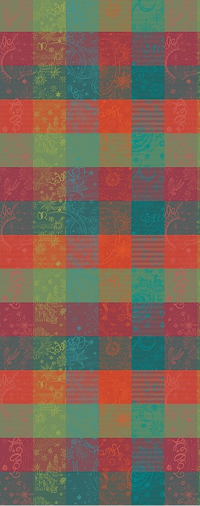Garnier Thiebaut Tischläufer Mille Couleurs Epicea 50 x 175 cm