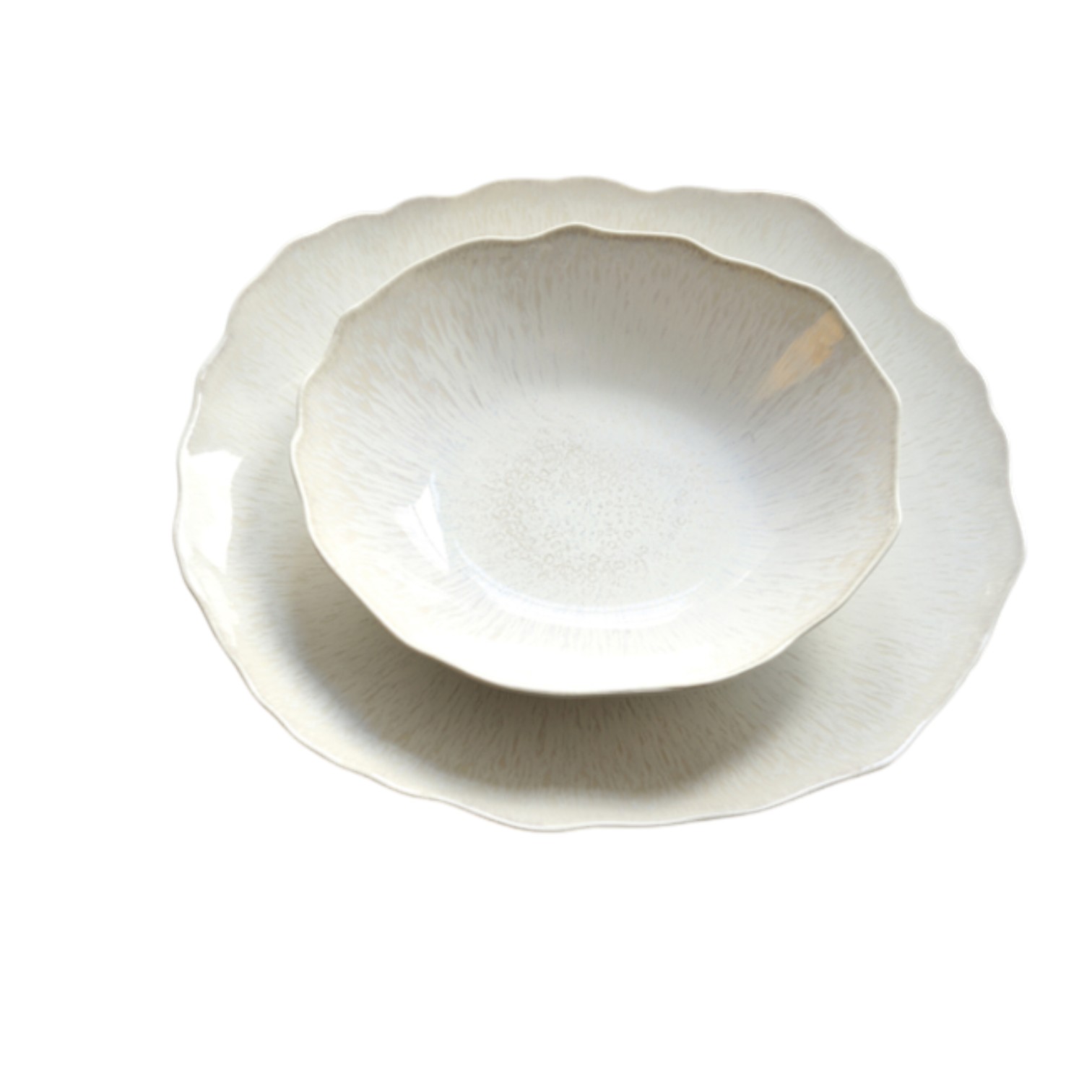 Jars Keramik Plume Fb.Perle Speiseteller