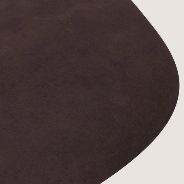 Lind DNA Tischset Curve L Dark Brown Nupo in 37 x 44 cm