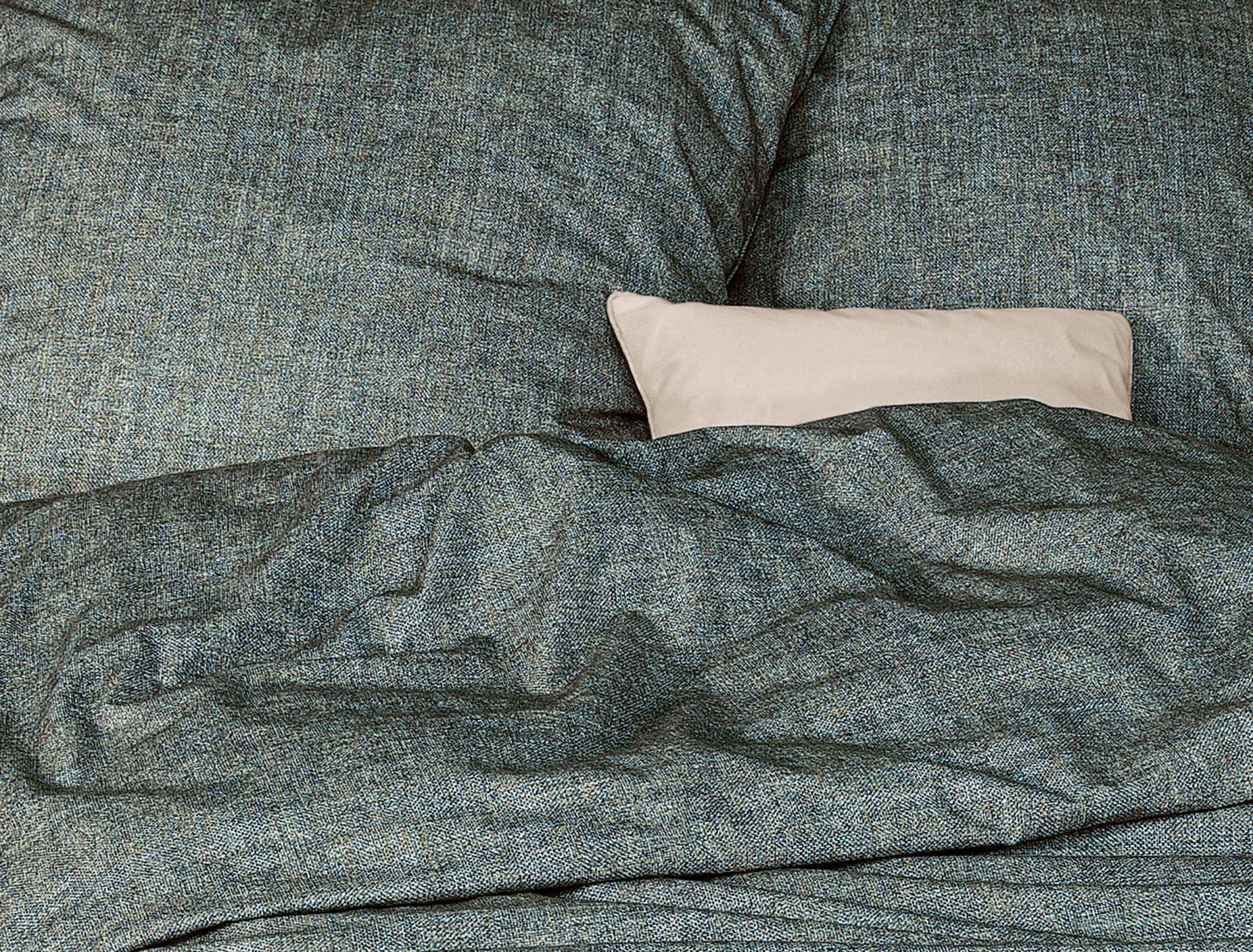 Irisette Flausch-Cotton Bettwäsche Loyd Grün 200 x 200 cm