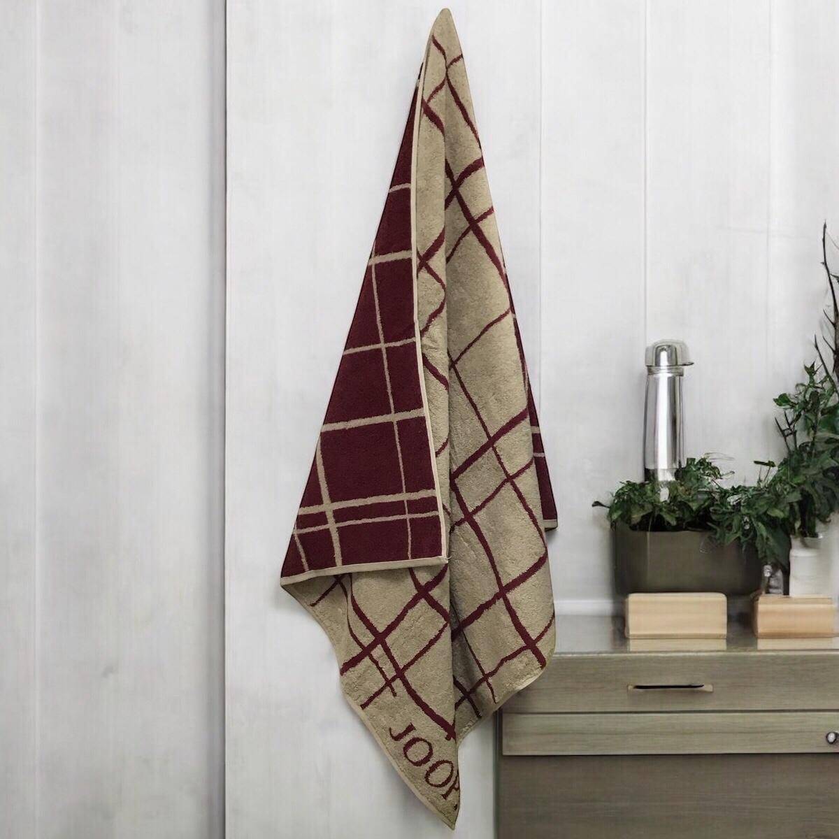 JOOP! Frottiertuchserie Select Layer 1696 Rouge Handtuch 50 x 100 cm