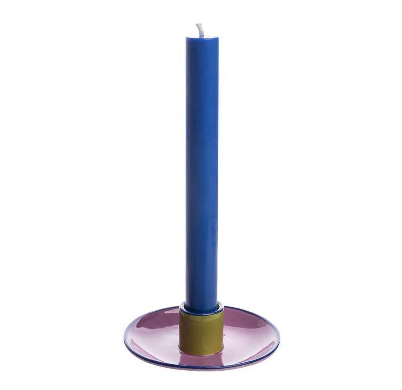 Tranquillo Kerzenhalter Colouri Violett/Grün