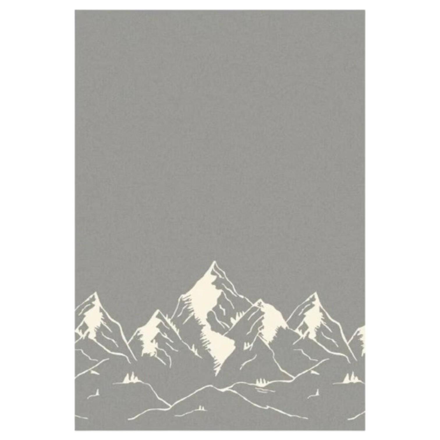 Eskimo Decke Albis – Kuschelige Wolldecke mit Bergpanorama