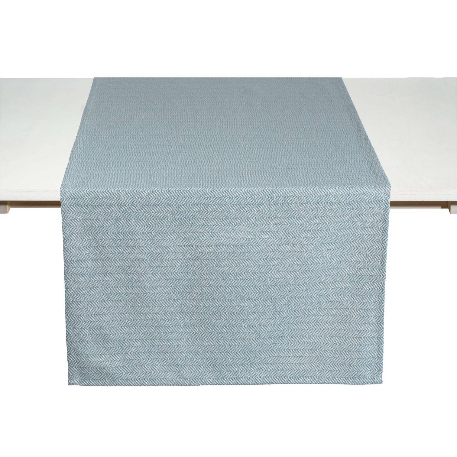Pichler Tischdecke Hogard Lagune 150 x 250 cm