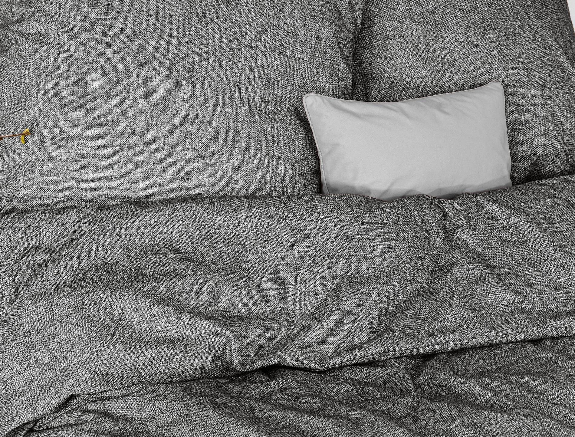 Irisette Flausch-Cotton Bettwäsche Loyd in grau 135 x 200 cm