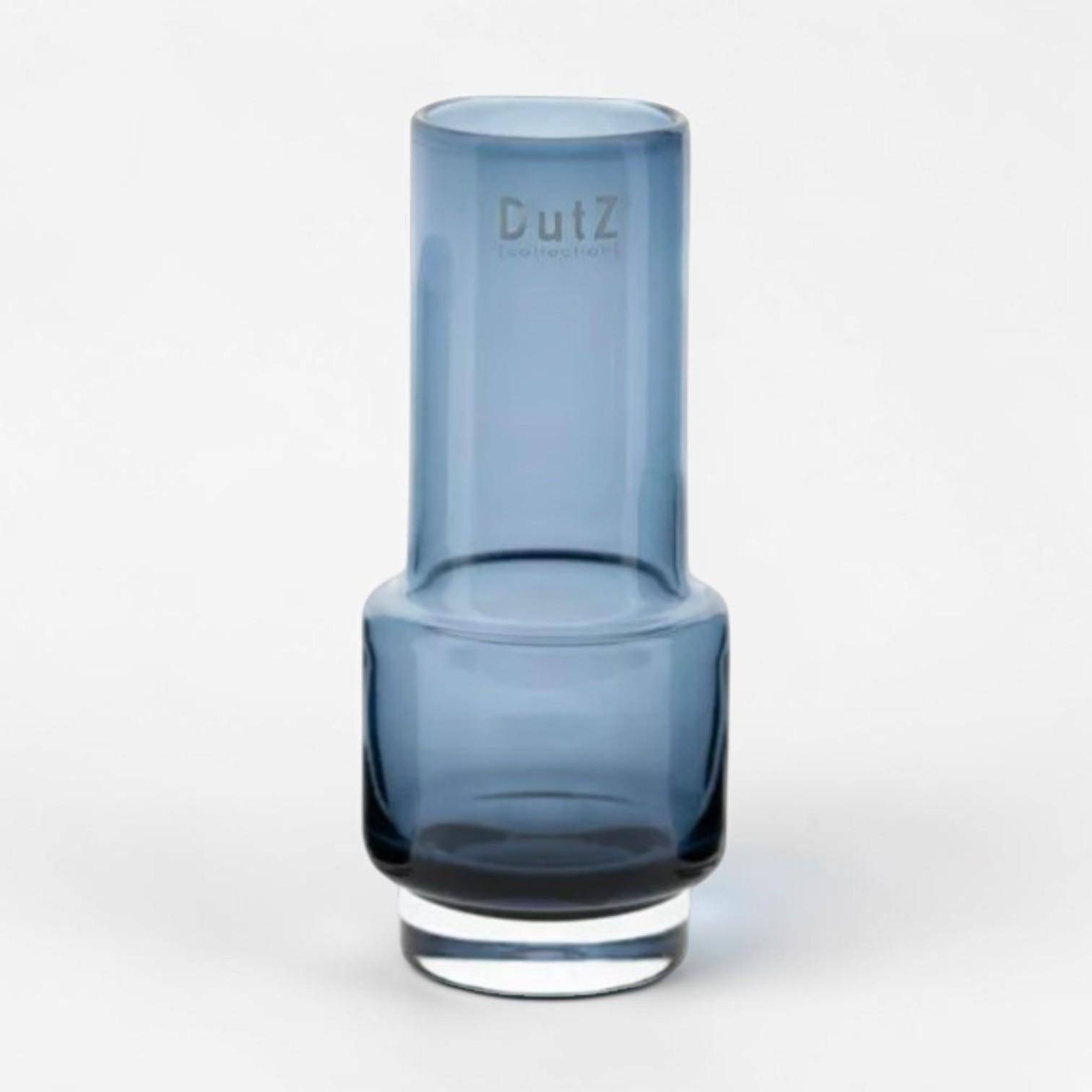 DutZ Vase Rona Nightblue 18 cm – Mundgeblasene Glasvase