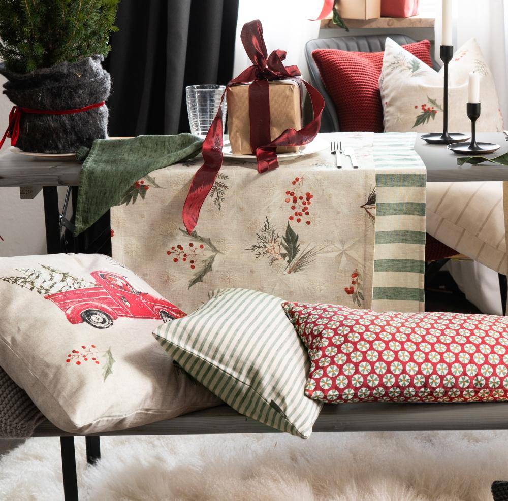 Pichler Mitteldecke Lian X Mas Time - 100 x 100 cm