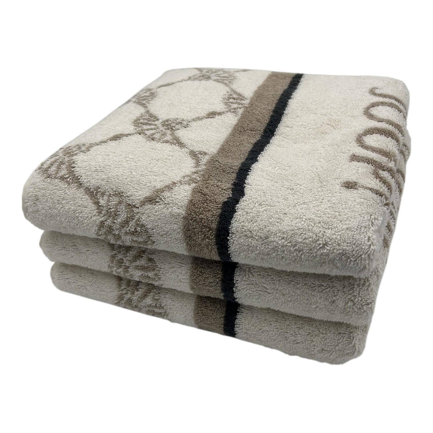 Joop! Frottiertuchserie Cornflower Sauna 1718 Handtuch Creme