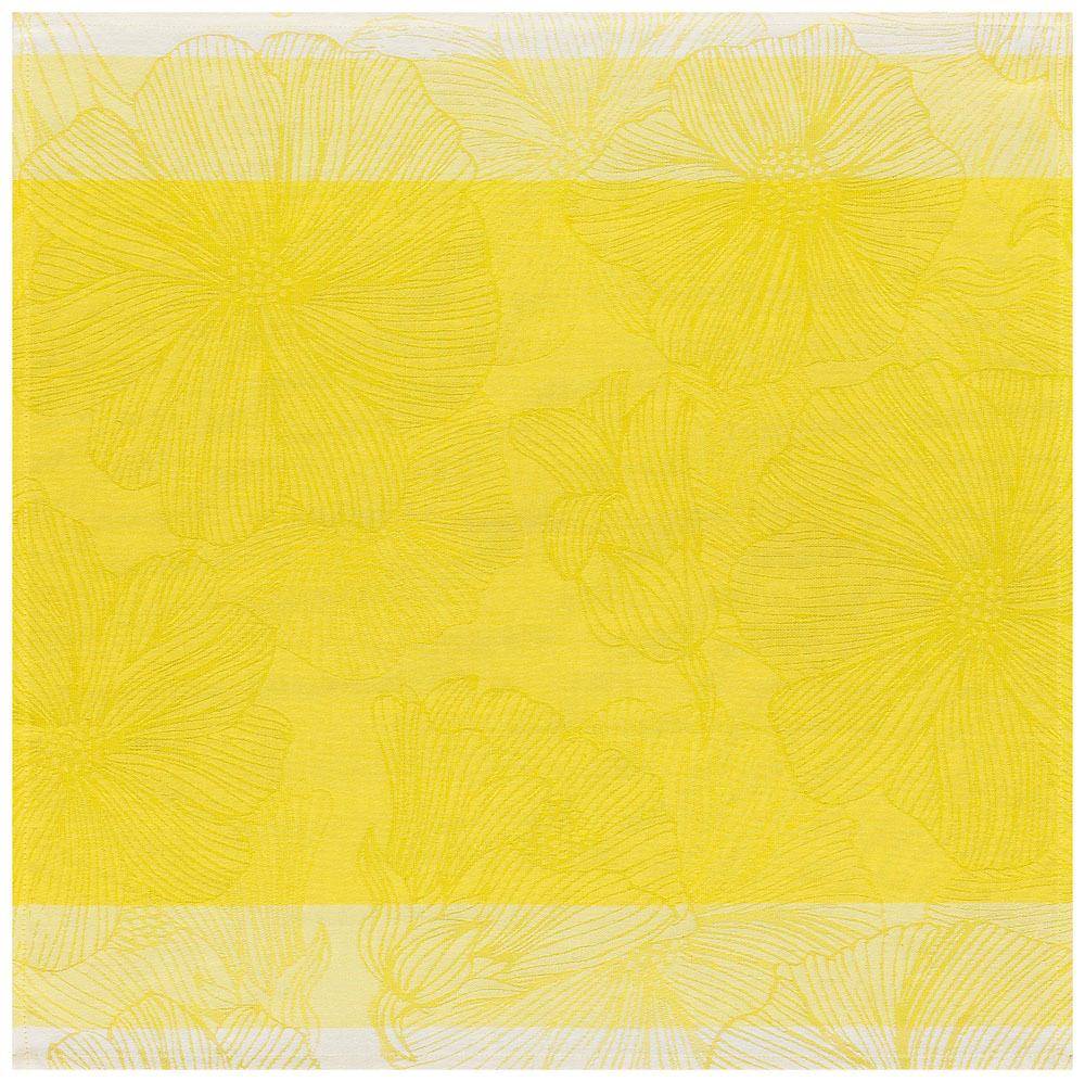 Le Jacquard Francais Tischdecke So Bloom Yellow 140 x 225 cm - beschichtet