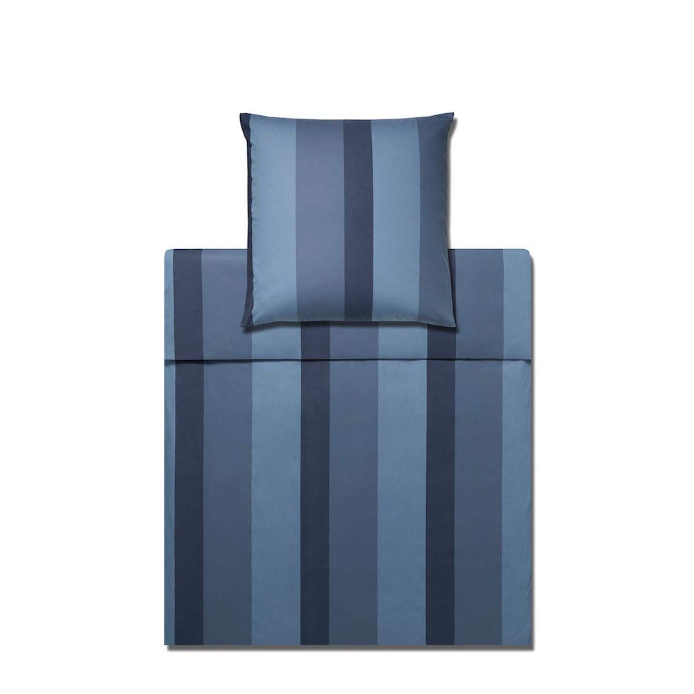 Baldessarini Perkal Bettwäsche Faixa Sea Blue 155 x 220 cm