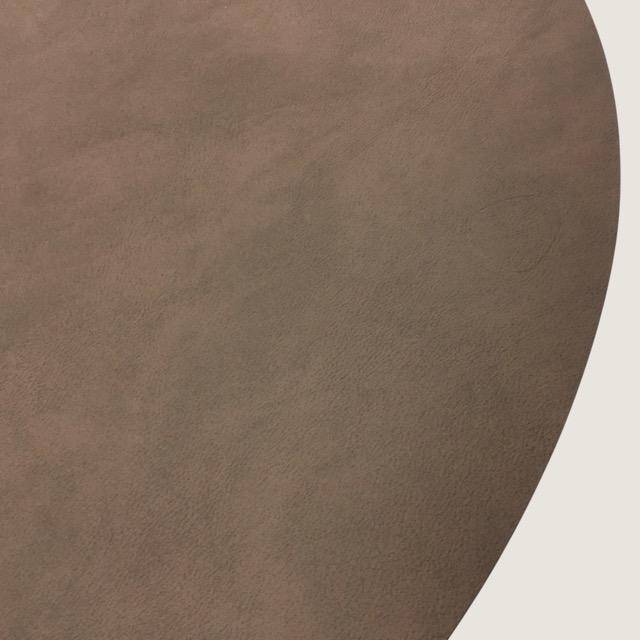 Lind DNA Tischset Oval L Brown Nupo in 35 x 46 cm