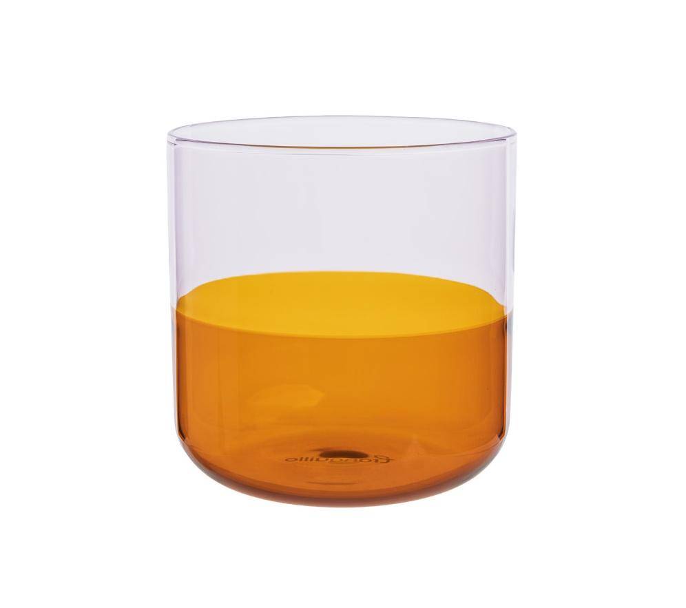 Tranquillo Glas RAIINBOW in Orange/Rose