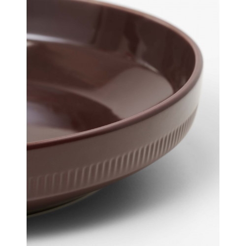 Marc O'Polo Moments Suppenteller Earth Brown 21,5 cm