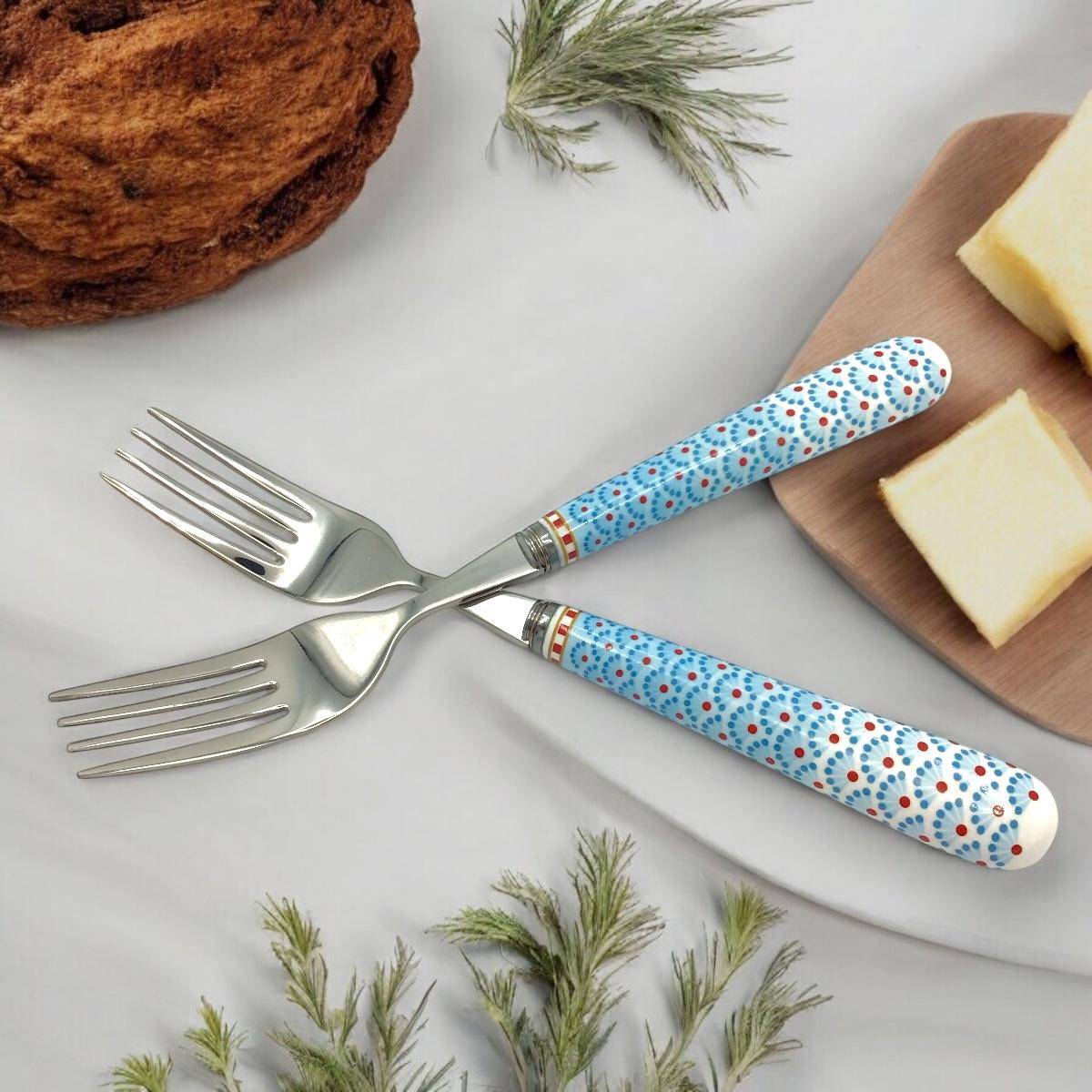 PiP Studio Fork Floral Blue 20 cm