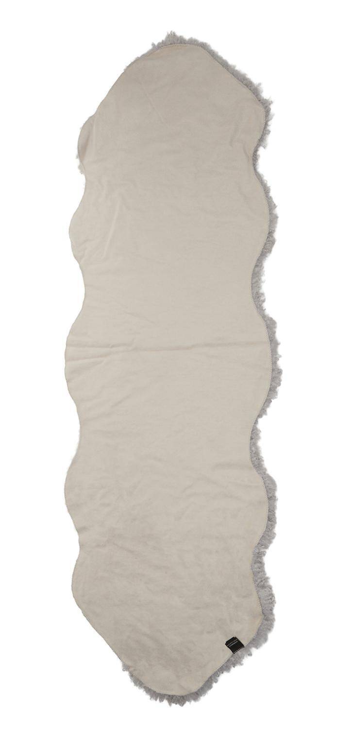 Skinnwille Dekofell Wooly Silber 60 x 180 cm