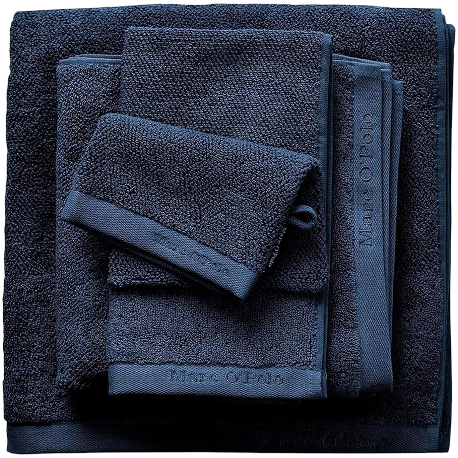 Marc O`Polo Timeless Uni Marine Gästetuch 30 x 50 cm