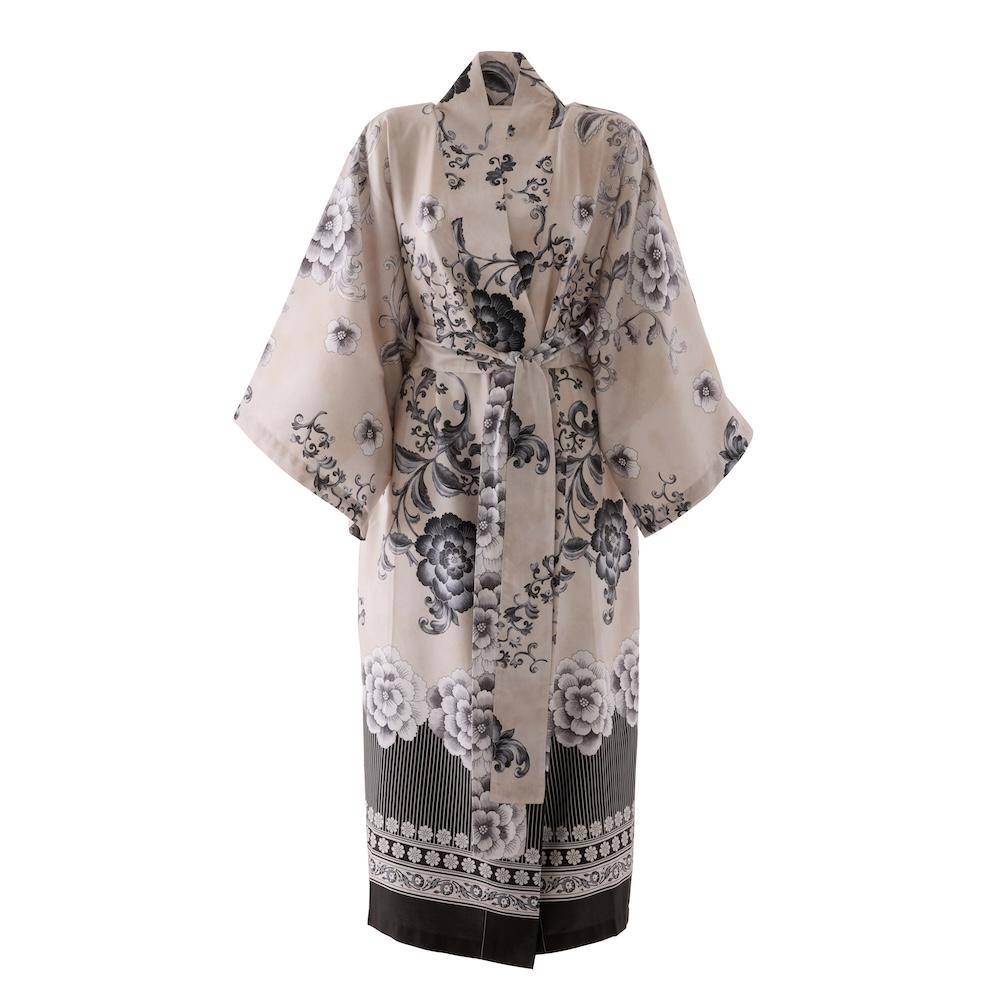 Bassetti Kimono Paraggi Nero in LXL