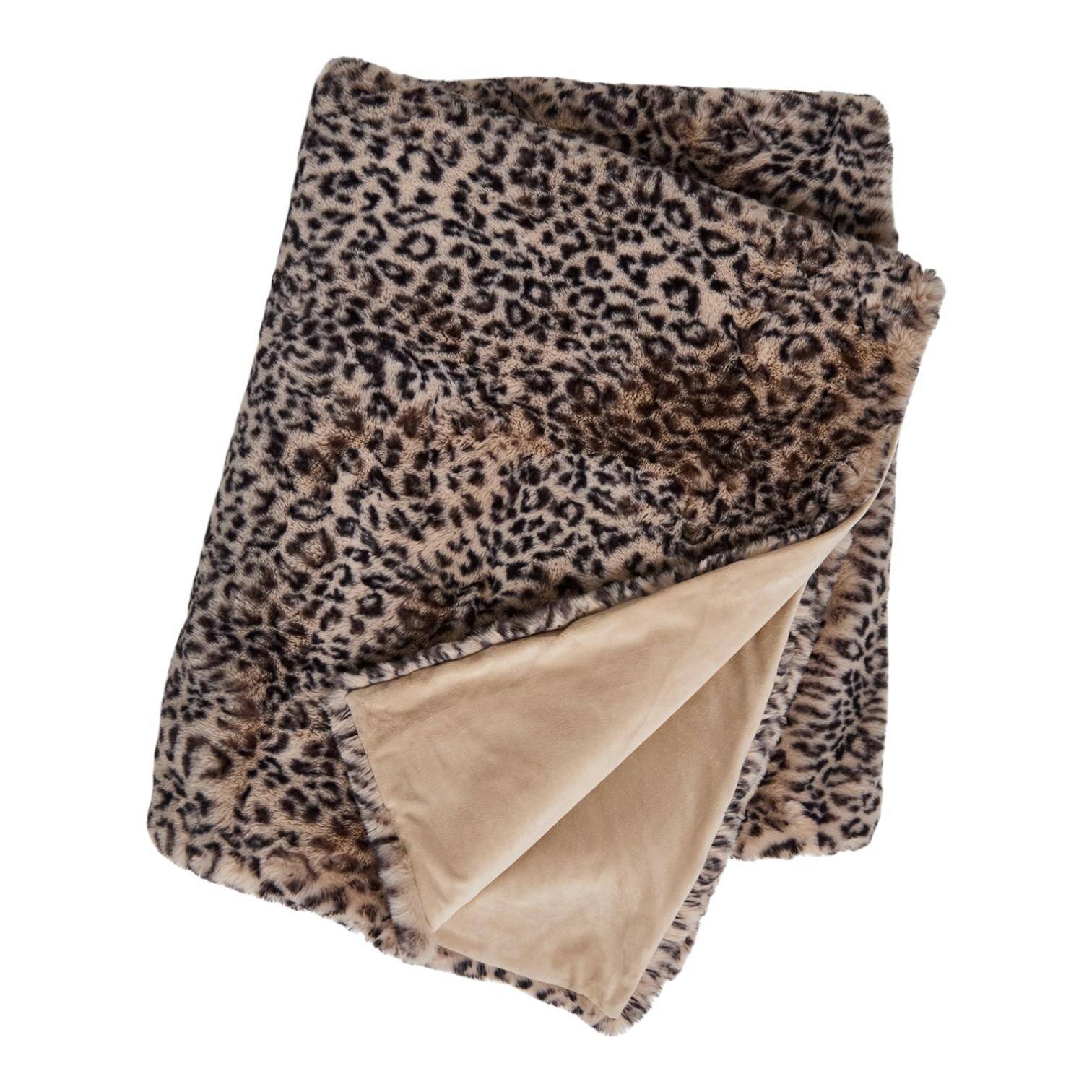 Skinnwille Plaid Leo Cream L 140 x 220 cm